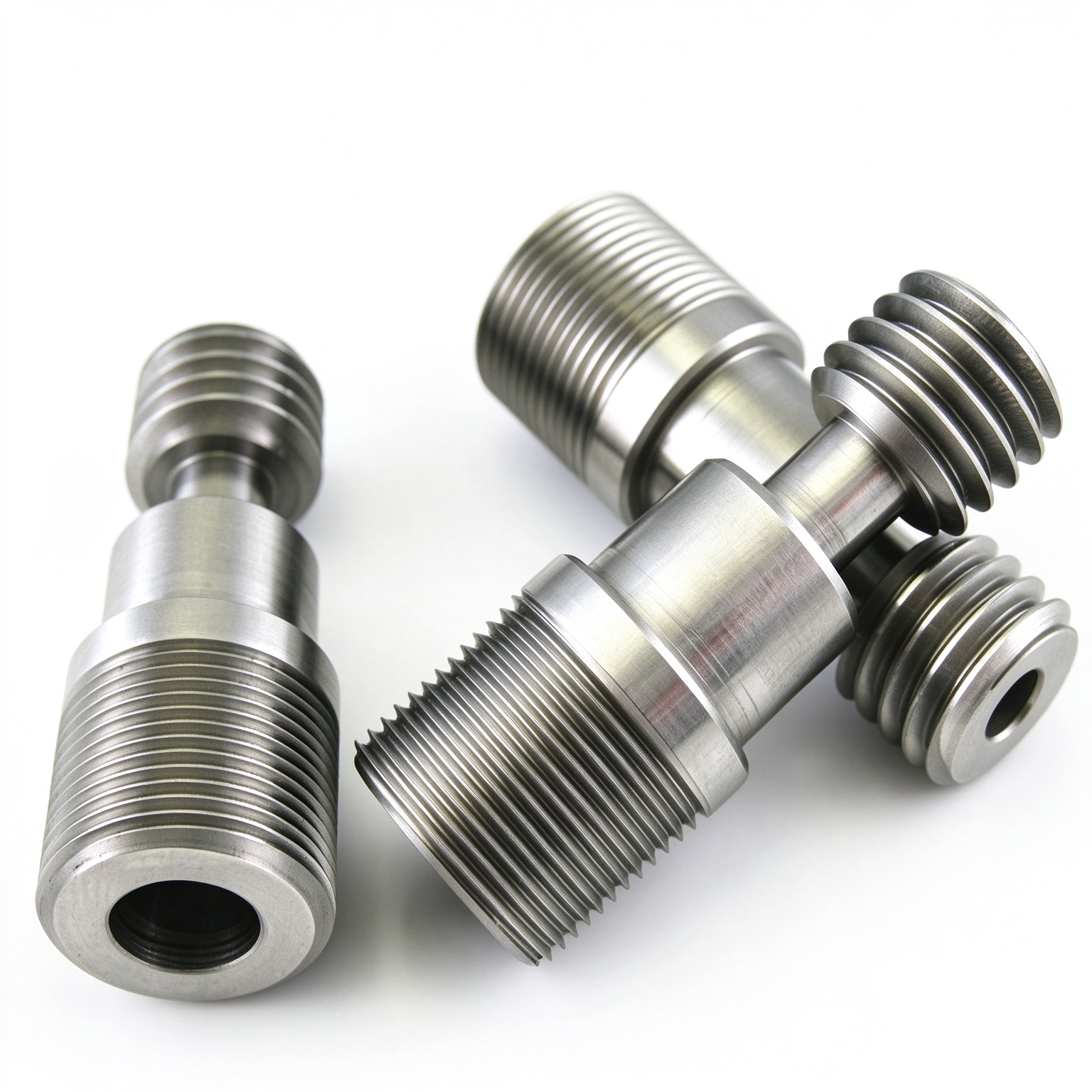 custom cnc titanium threaded stud