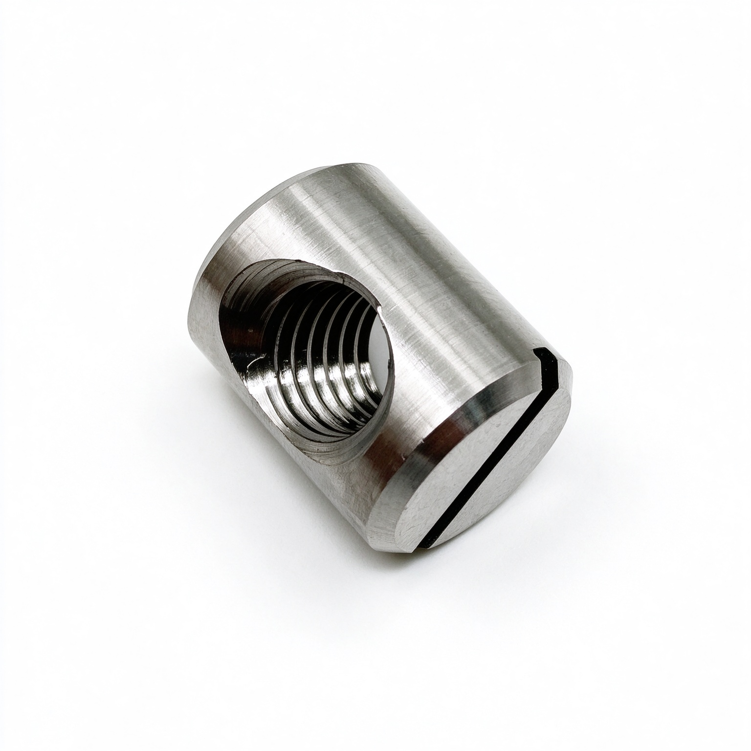titanium cross hole barrel nut