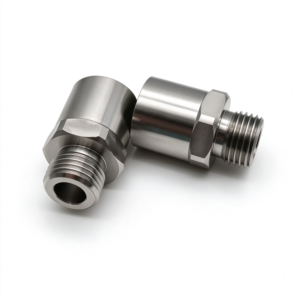 titanium‑hex‑threaded‑connector‑fitting